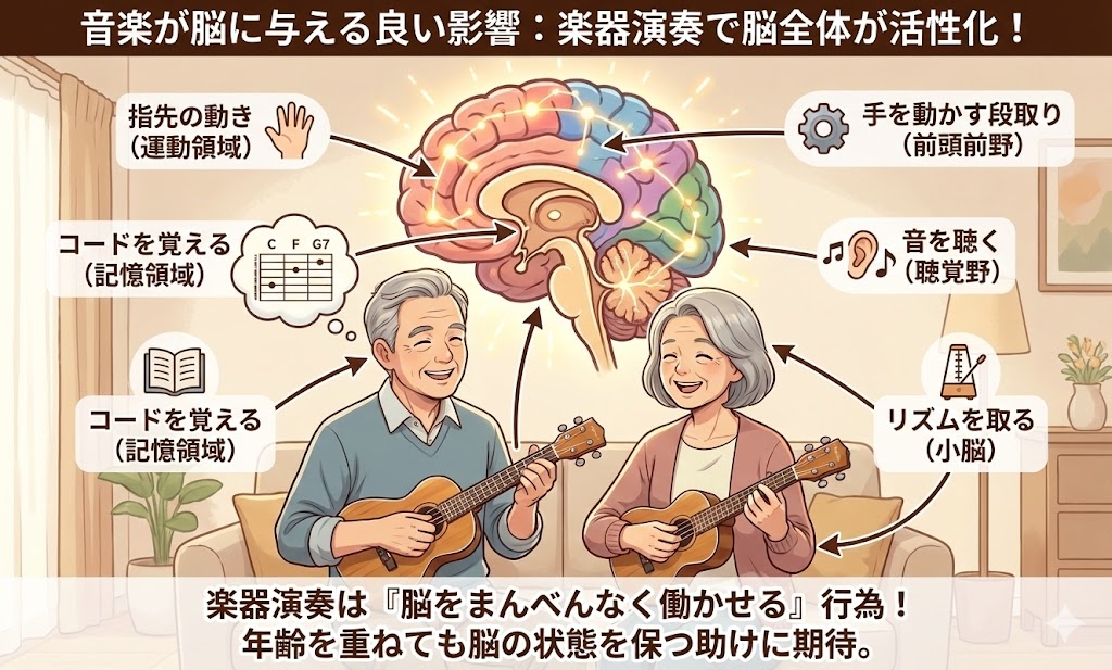音楽が脳に与える良い影響は科学的にも知られている